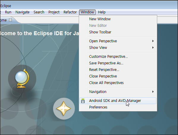 [Eclipse] Android SDK and AVD Manager