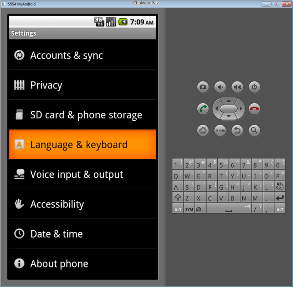 Android OS on Windows
