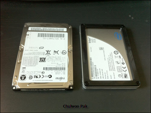 HDD 대 SSD