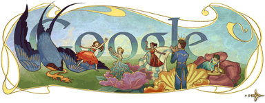 [Google Logo] 덴마크 동화작가 안데르센 탄생 205주년 기념