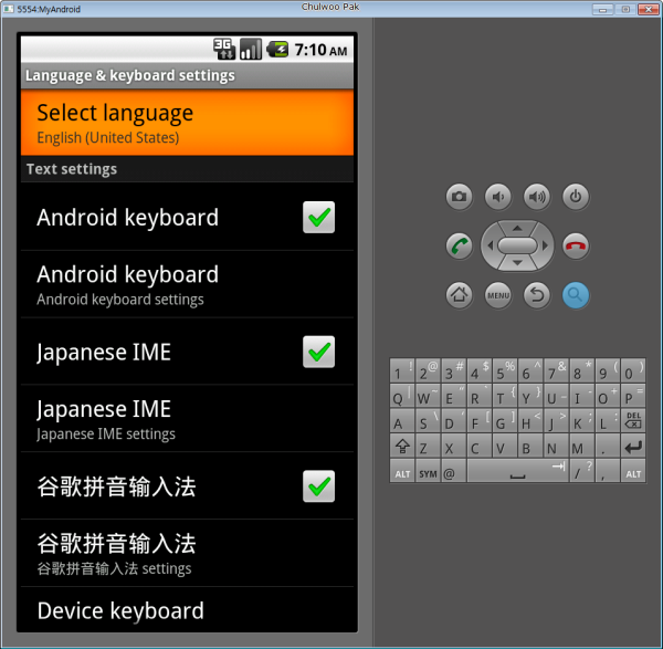 Android OS on Windows