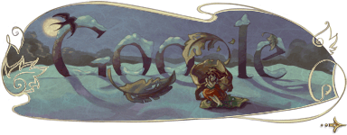 [Google Logo] 덴마크 동화작가 안데르센 탄생 205주년 기념