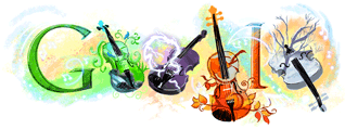 [Google Logo] 이탈리아 작곡가 안토니오 비발디 생일 기념
