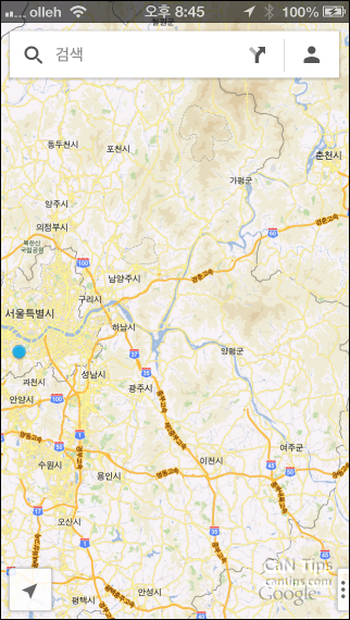 아이폰 구글 지도