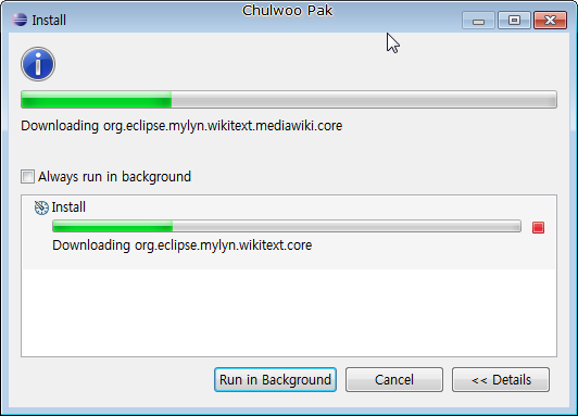 [Eclipse] Install New Software
