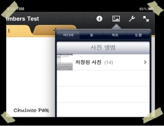 iPad Numbers