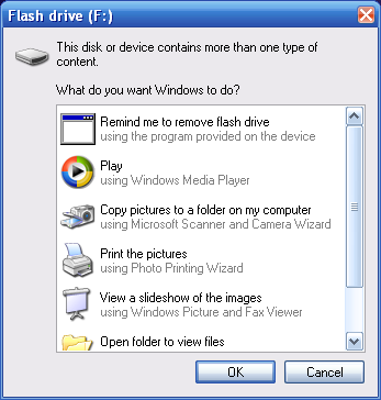 Flash Drive Reminder