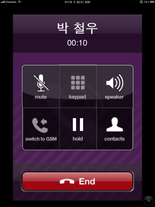 Viber on iPad