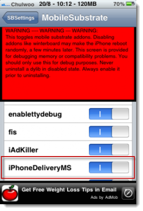 iPhoneDeliveryMS ON